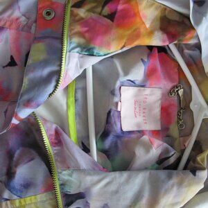 Ted Baker London Floral Waterproof Rain Jacket – Hooded Lightweight Coat